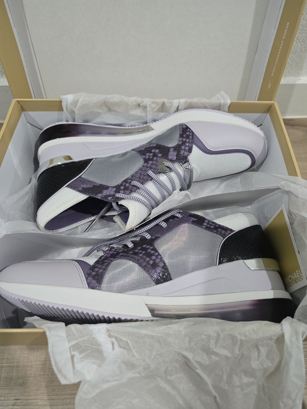 Michael Kors Lavender & Purple Trainer Sneakers